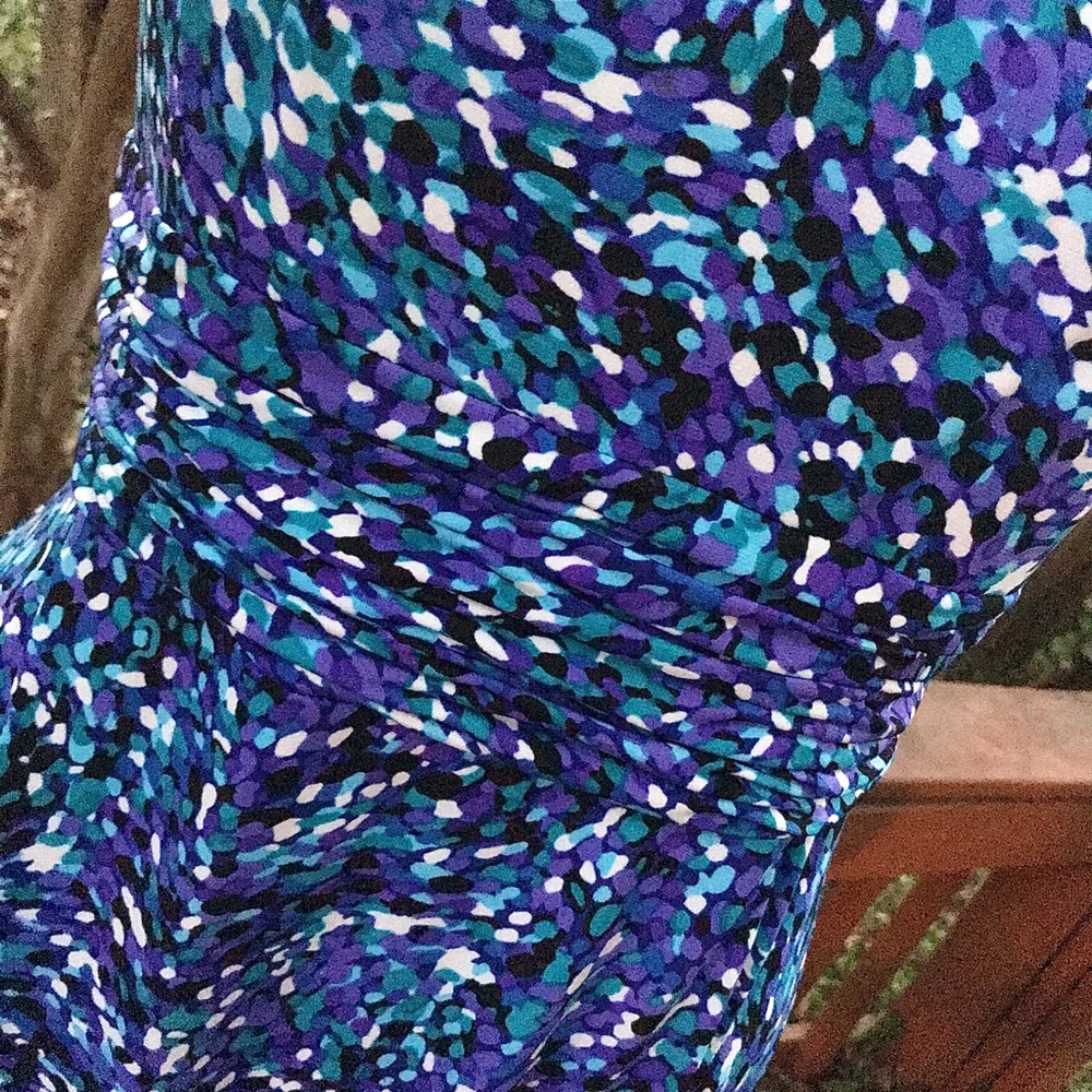 Eliza J Fit & Flare Multi-Print Dress - Picture 4 of 10